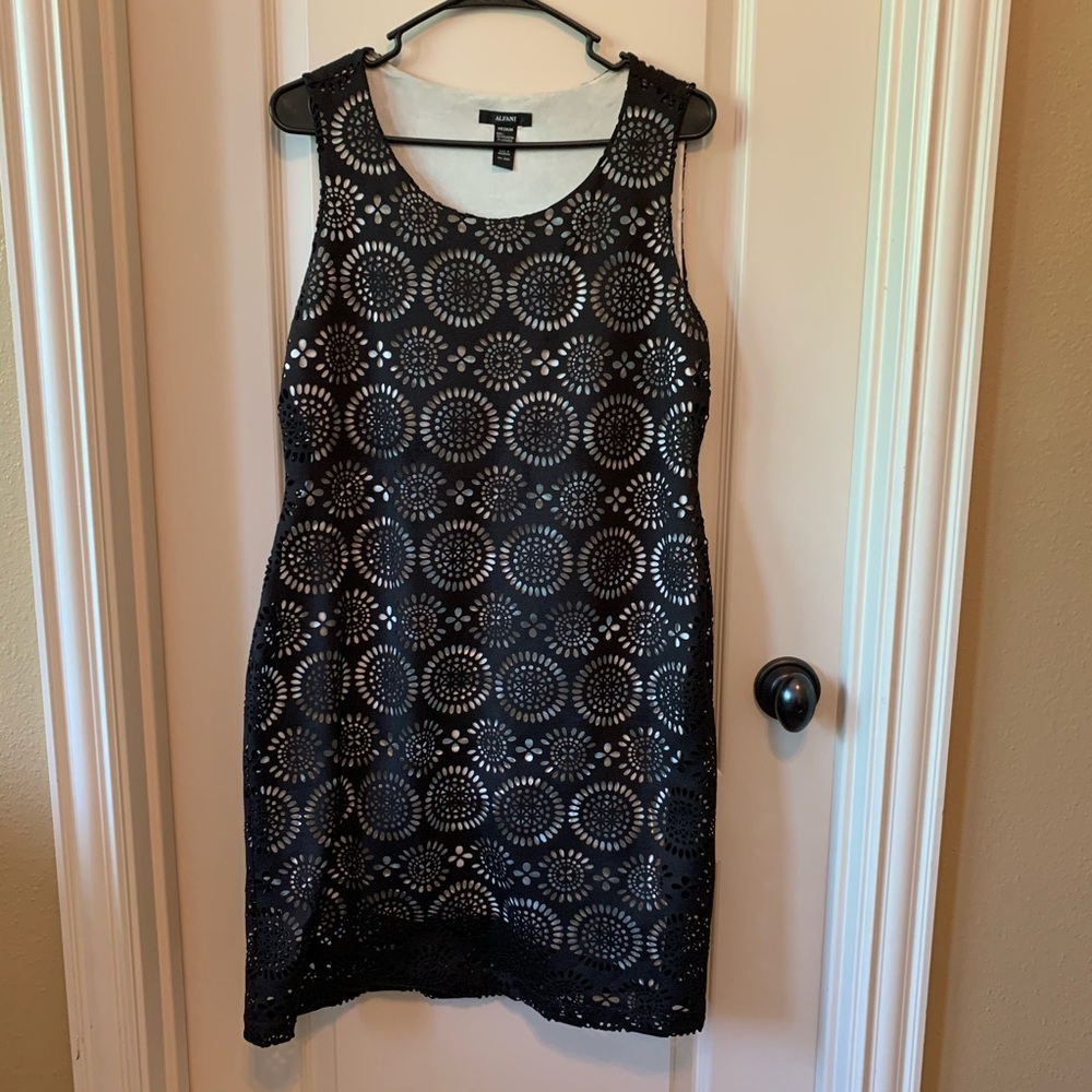 Alfani Black Cut Out Dress